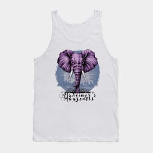 alzheimers warrior unbreakable Tank Top